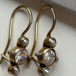 Elegant Gold and Silver Earrings